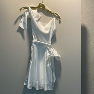 Show me your mumu Betsy bow mini dress